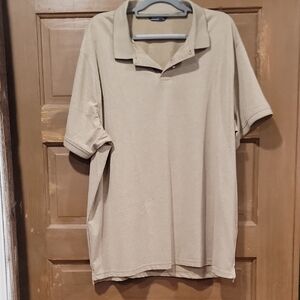 Men's Beige Polo Shirt